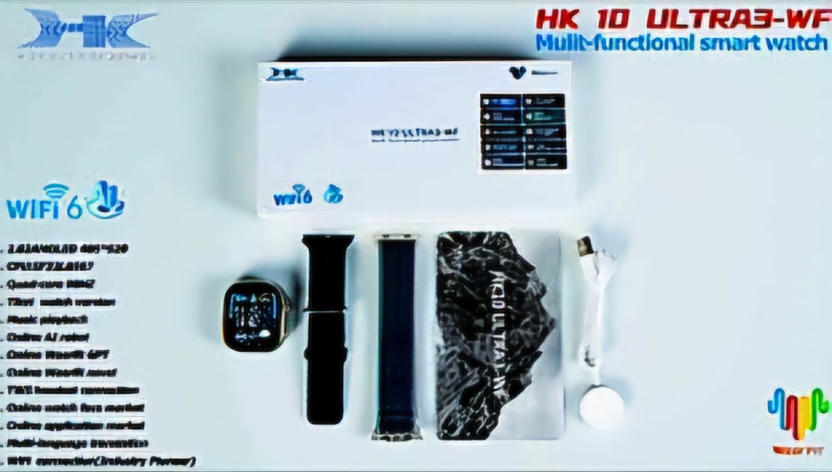 ساعت هوشمند اچ کا وای فای دار مدل Hk10 Ultra3 WF - Image 8
