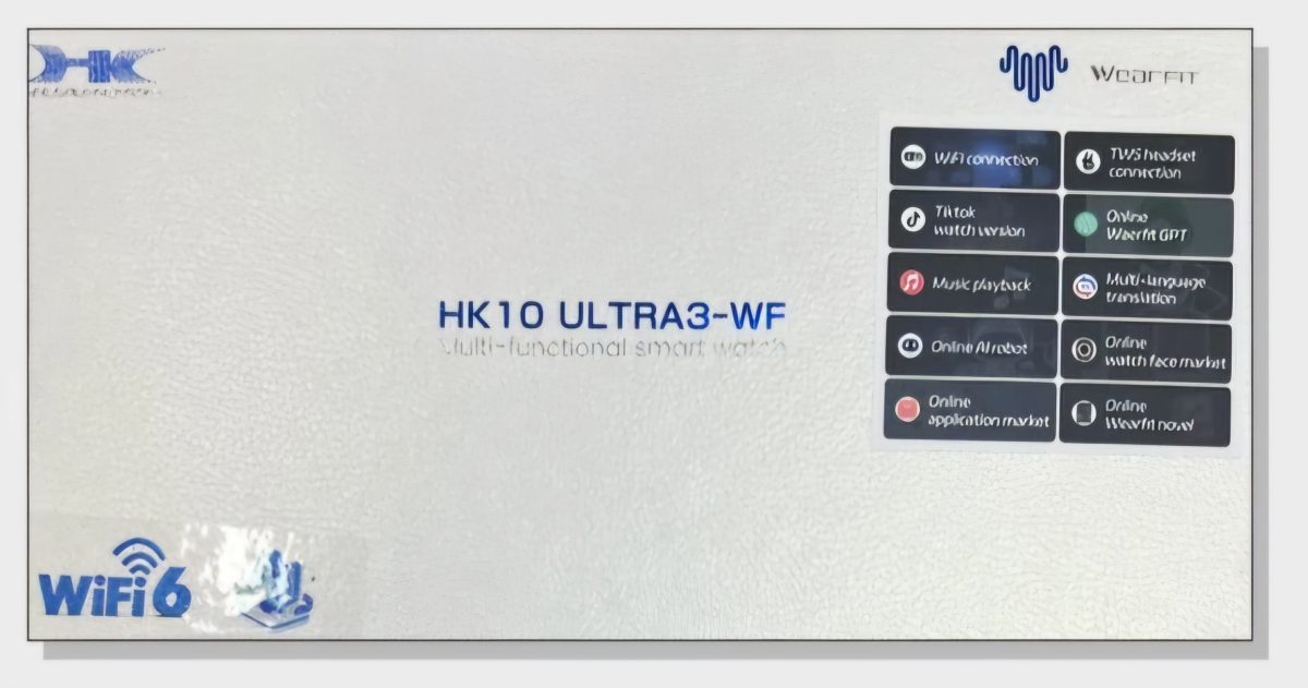 ساعت هوشمند اچ کا وای فای دار مدل Hk10 Ultra3 WF - Image 9