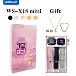 ساعت هوشمند Wisme مدل WS-X18 mini به همراه ایرپاد و زیورآلات - Image 3