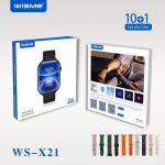 ساعت هوشمند Wisme مدل WS X21 به همراه 10 عدد بند - Image 2
