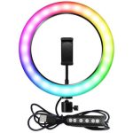 رینگ لایت RGB LED مدل MJ26 سایز 10 اینچ