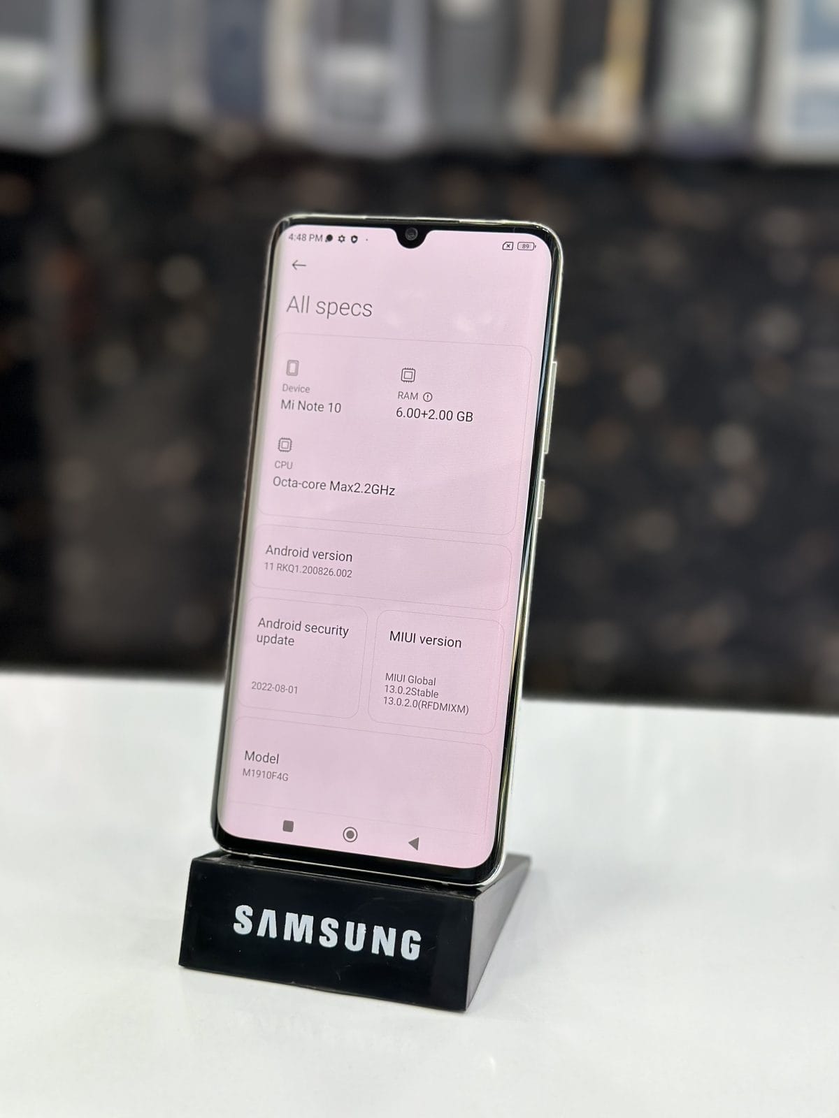 گوشی موبایل کارکرده شیائومی مدل Mi Note10 - Image 3