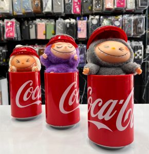فیگور لبوبو کوکا کولا قوطی بزرگ نسخه اورجینال کلکسیونی خاص